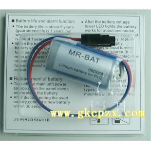供应三菱PLC锂电池MR-BAT